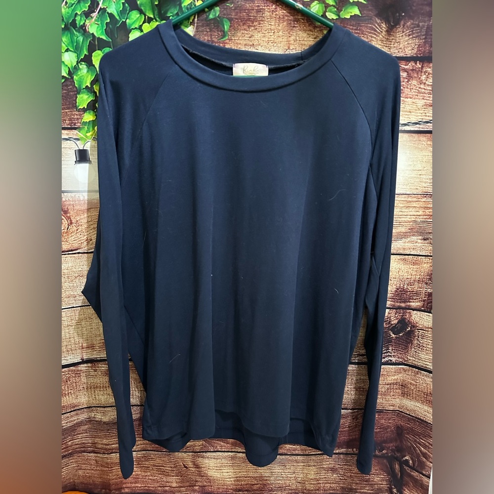 Classic Blue Long Sleeve Women's Top